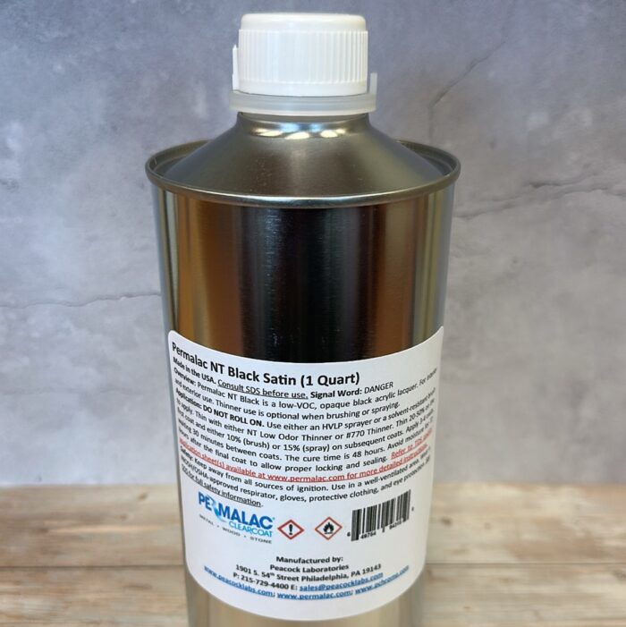 Permalac NT Black Satin (1 Quart)