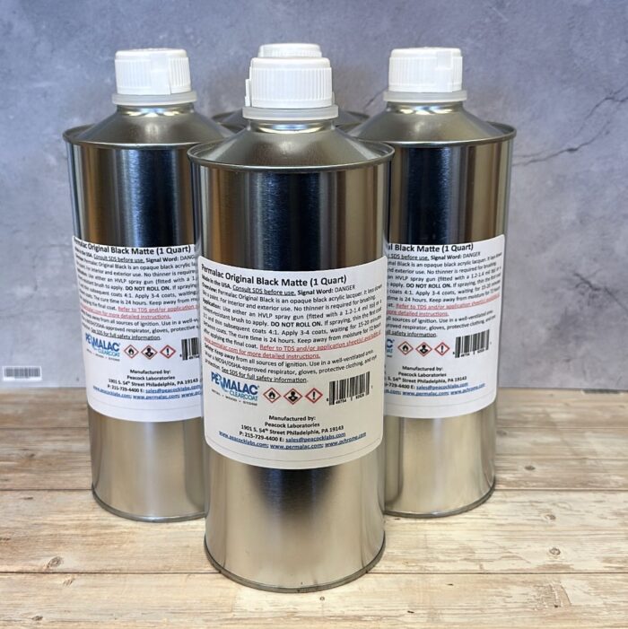 Permalac Original Black Matte (4 Quart Bundle)
