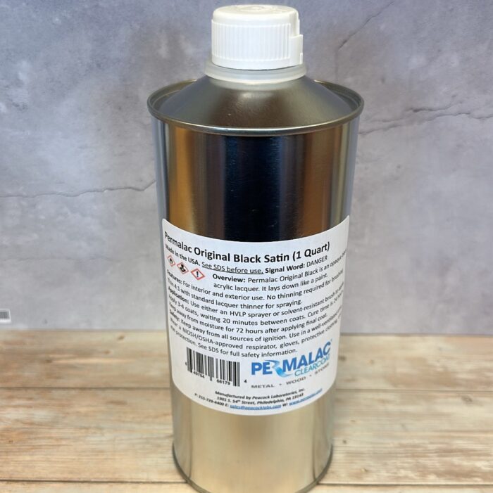 Permalac Original Black Satin (1 Quart)